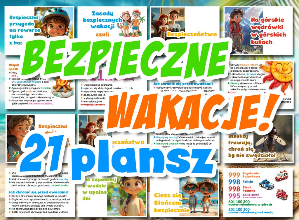 gazetka-bezpieczne-wakacje-pomys-owa-lama
